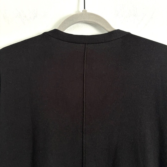 Not Monday Black Long Sleeve Cardigan Button Front Linen Silk Blend Women’s XS - Picture 9 of 10